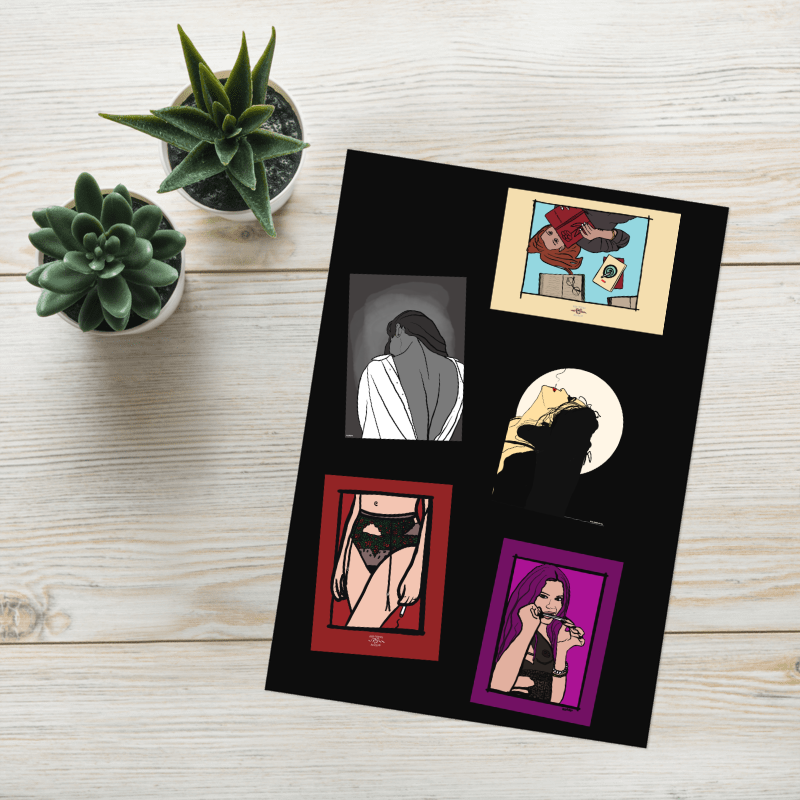 Sticker sheet Sexy Stoners I