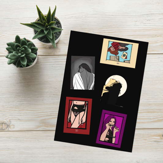 Sticker sheet Sexy Stoners I